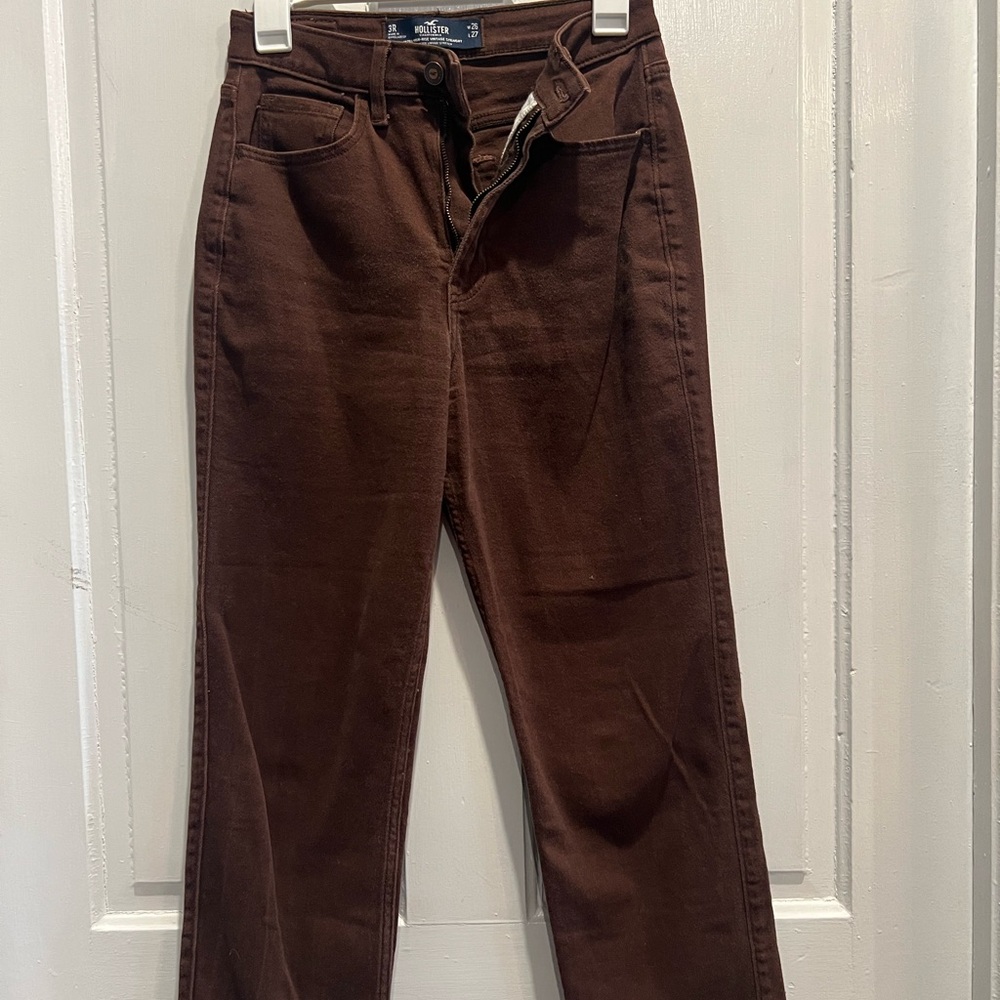 Hollister Vintage Stretch Pants in Brown